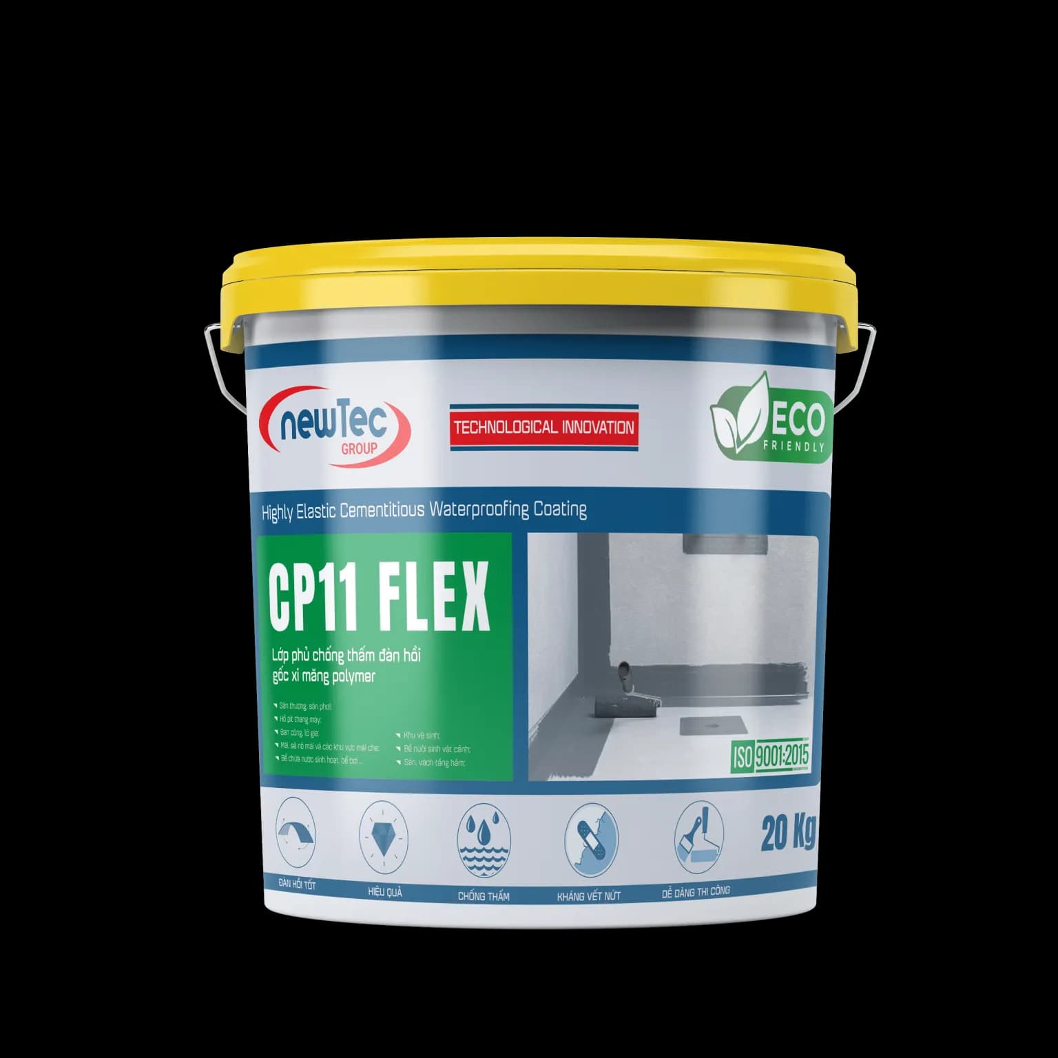 PHƯƠNG ÁN CHỐNG THẤM CHỐNG THẤM GỐC POLYMER HAI THÀNH PHẦN