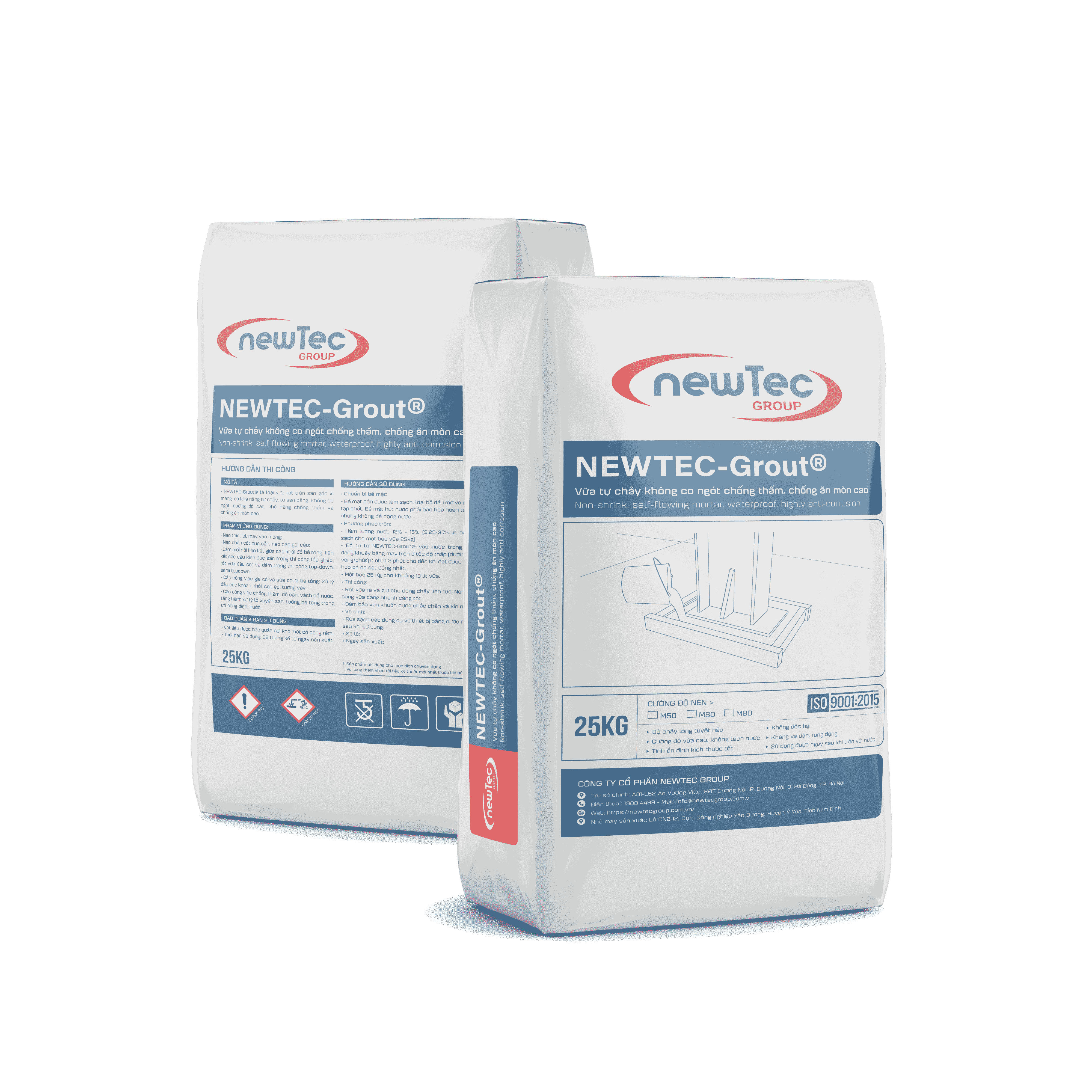  NEWTEC GROUT M60: Vữa tự san phẳng